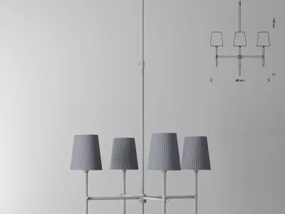 bryant chandeliers 3D model