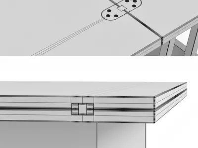 Table Coffee Como by Zegen 3D model