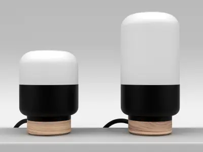 Ohm Pendant and Table Lamp Collection 3D model