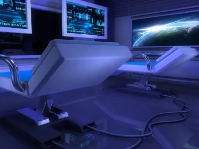  Sci Fi Medical Laboratory 3D model