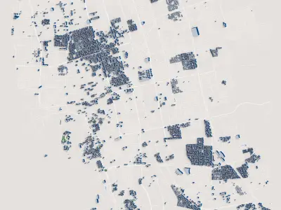 Jeddah City Saudi Arabia 3D model