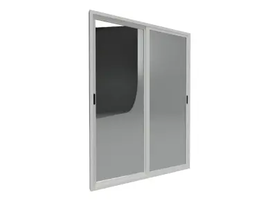 Sliding door window 3D model