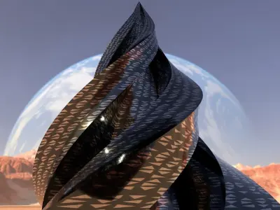 Metal Pyramid 3D model