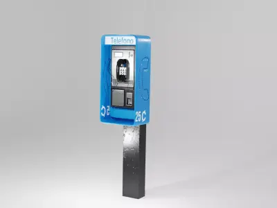 Modelo Telefono GUATEMALTECO 3D model