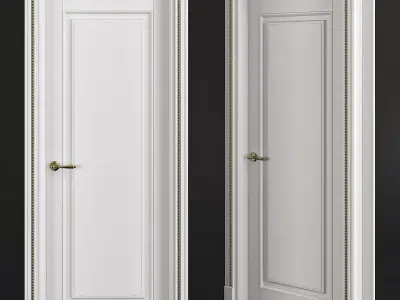 Interior Doors low poly 3d model Low-poly 3D model order