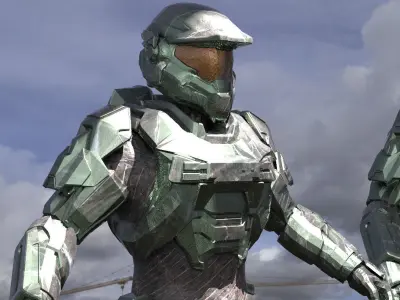 Halo inspired Armor set 3D model