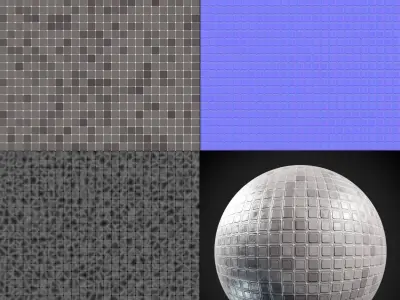 Tile  PBR Texture  08 Texture