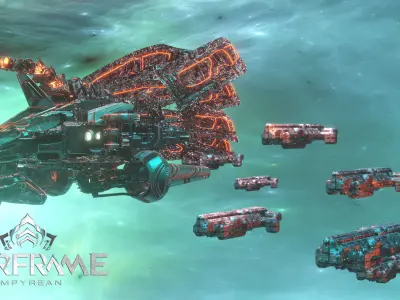 Warframe empyrean concept spaceship 3D MODEL 3D model