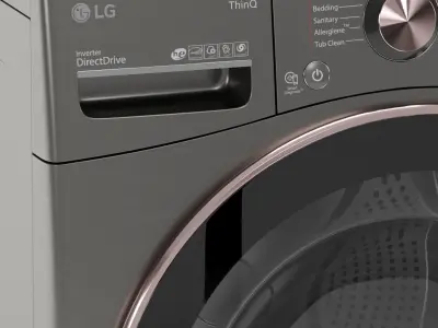 LG Washing machine WM4000HBA 3D model