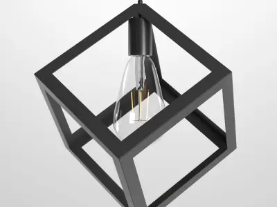 Cube Lamp 3D model