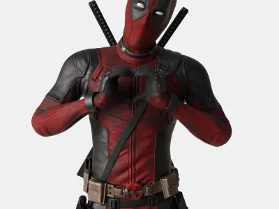 Deadpool from Deadpool 2 3D model