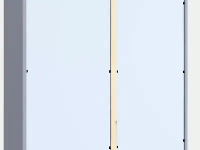 HAVSTA Glass-door cabinet with plinth 1 Low-poly 3D model