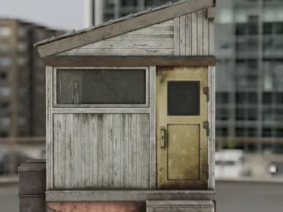 old house crack  Free 3D model