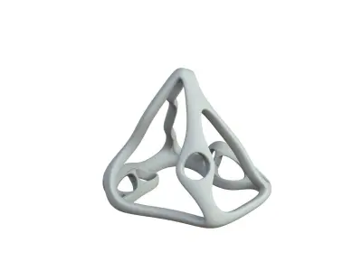 SciFi Cube Object No 62638 Low Poly Shape Low-poly 3D model