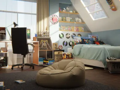 kidsroom 3D model