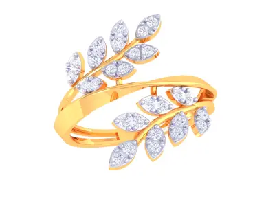 Women Ring MTL 3dm STL OBJ FBX Details 3D print model 38
