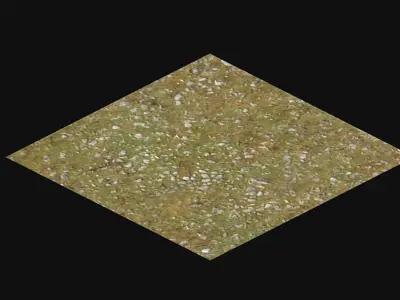 New Village - the surface 3D model