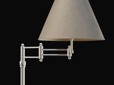 Floor lamp P-028  Low-poly 3D model