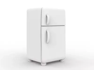 Retro Refrigerator 3D Printable 3D print model