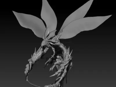 A large collection of high-poly models from the program zbrush 3D Model Pack