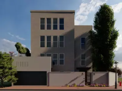 Urban House Concept 3D model