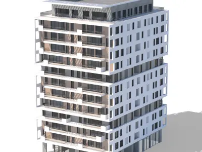 Residential Building 68 3D model