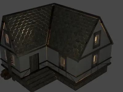 Tavern Building Free 3D model