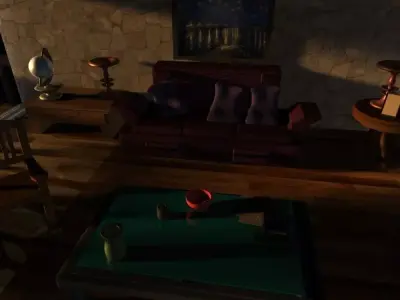 Furniture Living Room Set  3D model