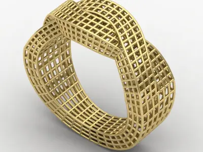 Fusion ring 09 3D print model