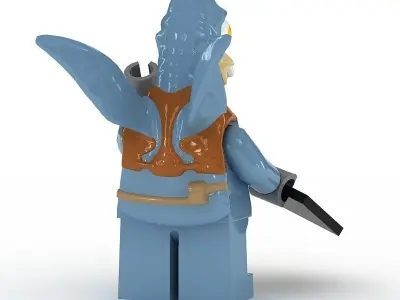 LEGO Minfigure Watto 3D model