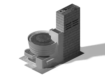 Different dimension - building 11 3D model