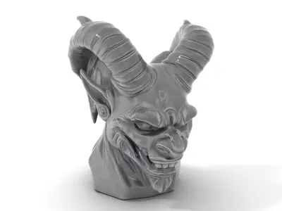 Black Gargoyle model pack Low-poly 3D model