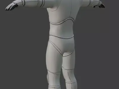 Astronaut Spacesuit 3D Model 3D model