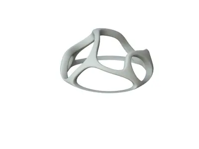 SciFi Cube Object No 43748 Low Poly Shape Low-poly 3D model