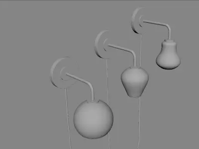 wall Lights 3D model