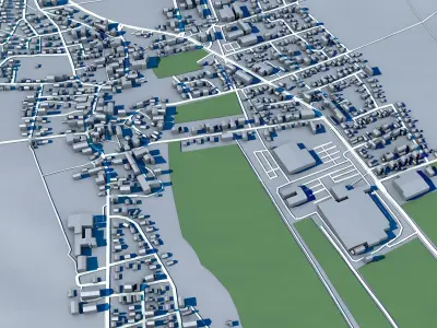 Gross Berkel City Germany 3D model