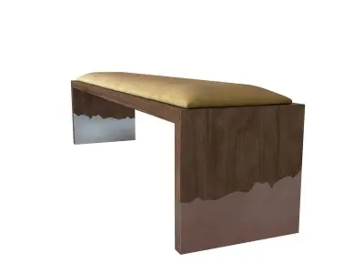 Hudson Furniture DIPPED BENCH 3D model