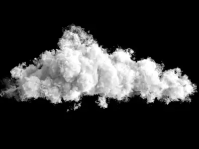 VDB Clouds Pack - 3 Variants  3D model