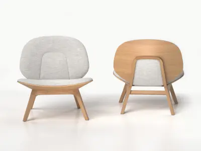 1780 Poi Lounge Chair 3D model