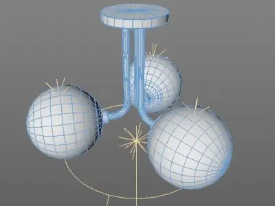 Modern Light 03 Free low-poly 3D model