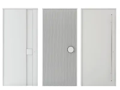 Entrance door collection 3D model