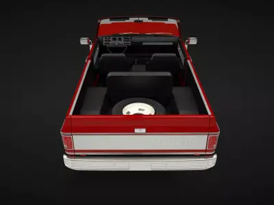 Chevrolet Blazer 1974 Convertible 3D model