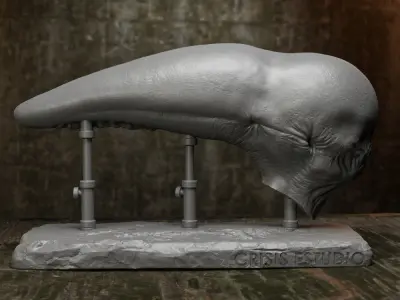 Alien covenant - Dissected neomorph head - Davids Lab  3D print model