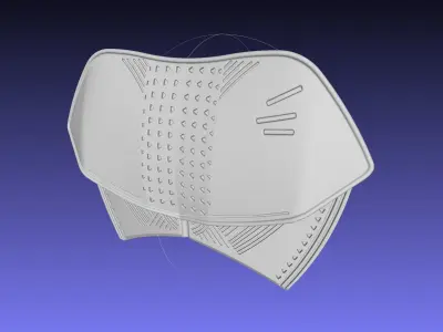 Black Panther M Baku Chestplate Model 3D print model