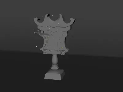 Ancient Trails Orienteering Relic Orienteering board 3D model