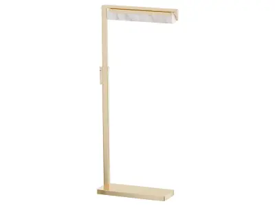 Audubon Alabaster Task Floor Lamp 3D model