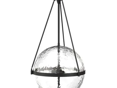 Alora Lighting PD306418MBWC LED Matte Black Harmony Lighting 3D model