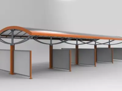 Self-Service CarWash 3D model