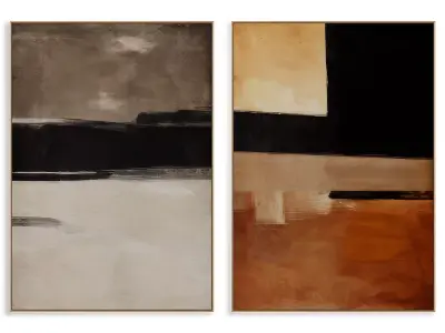 Abstract Painting Frame set 3D model 495
