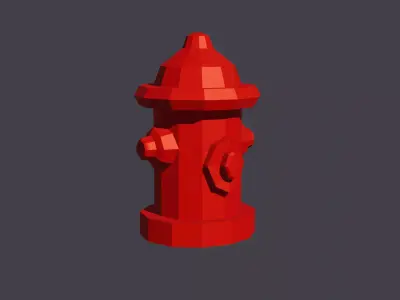 Urban Props Low-poly 3D model